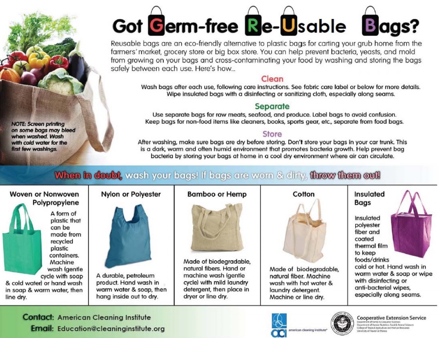 How to Clean Your Germy Reusable Shopping Bags